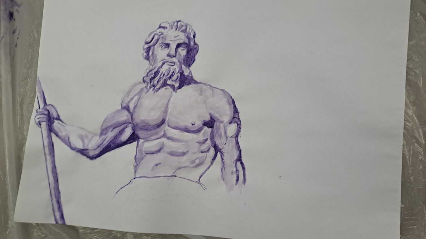 The Classics Society painting session 