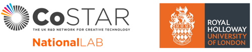 CoSTAR National Lab logo and Royal Holloway University of London logo