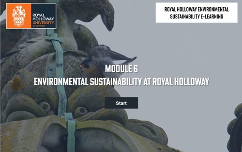 Environmental Sustainability E-Learning module