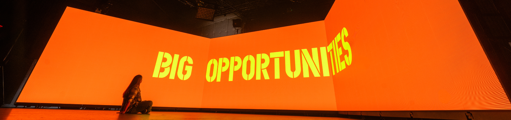 Royal Holloway Big Opportunities Typeface Brand Header