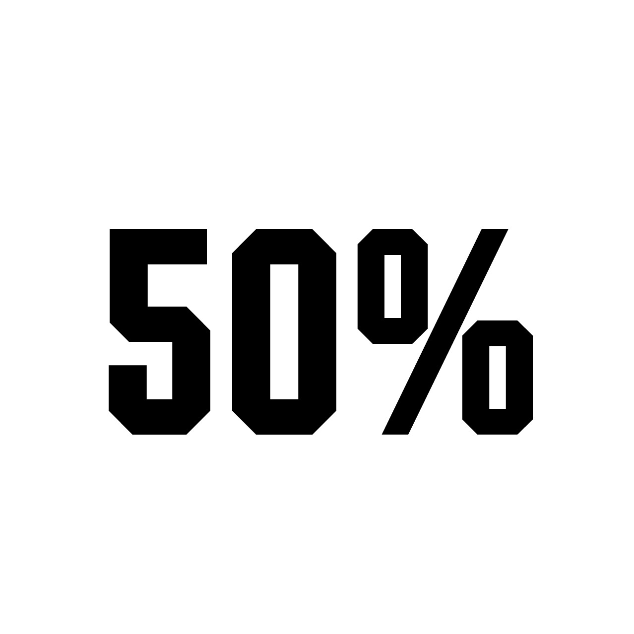 50% icon