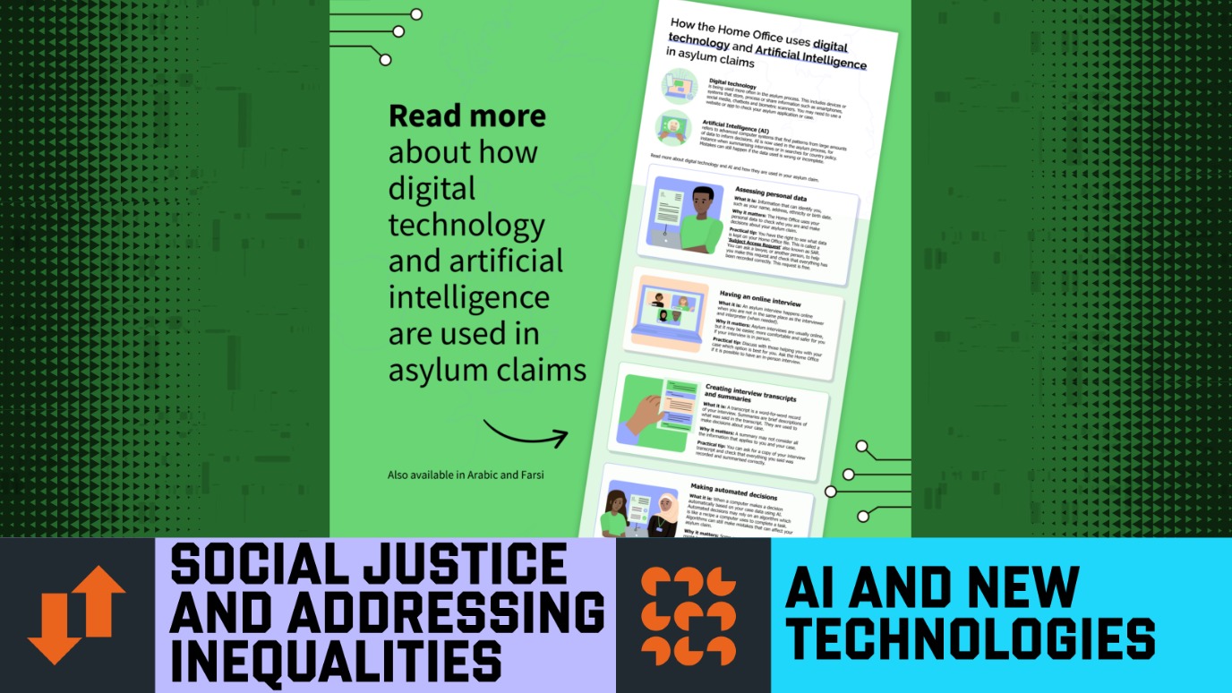 Asylum Claims AI Research Stories Hero Social and AI Banner