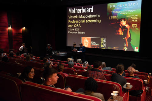 Audience at screening of Motherboard at the Everyman Egham.