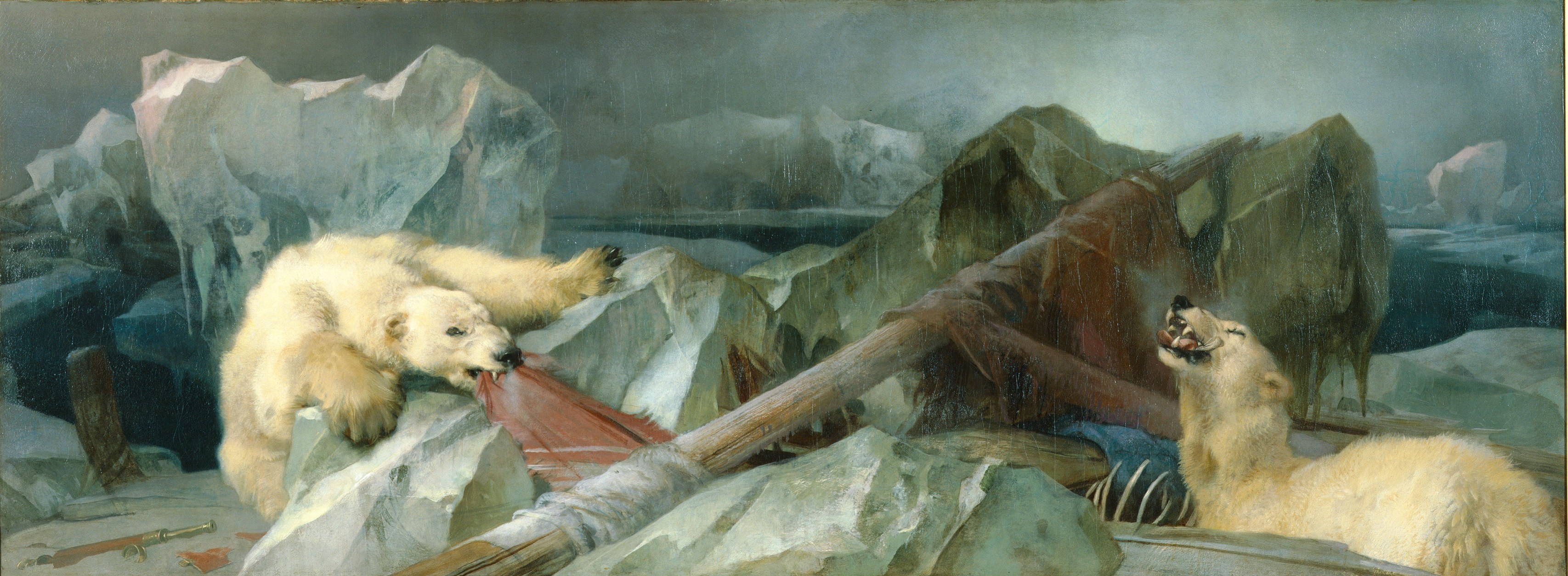 Edwin H Landseer Man Proposes God Disposes 055 Hr