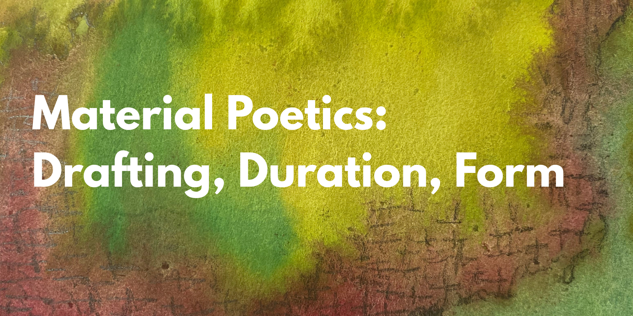 Material Poetics Email Header Image